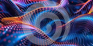 Polka Perfection: Abstract Dot Pattern Background, Dotted Elegance: Abstract Background with Dot Pattern - Ai Generated