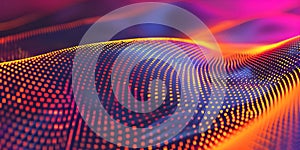 Polka Perfection: Abstract Dot Pattern Background, Dotted Elegance: Abstract Background with Dot Pattern - Ai Generated