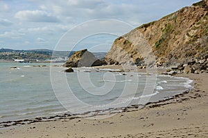 Polkerris beach, Cornwall, England