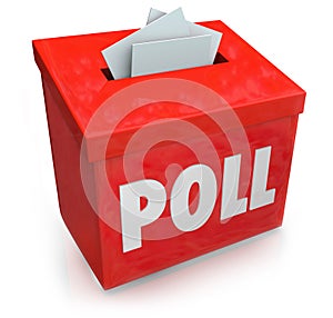 Poll Survey Submission Entry Box Answer Questions Vote