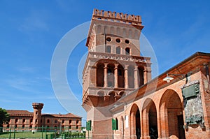 Pollenzo, Piedmont, Italy. The castle of Pollenzo, seat of the University of Gastronomic Sciences photo