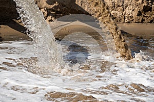 Polllution of environment through pipes.