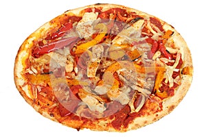 Pollo Piccante Italian Style Fast Food Pizza photo