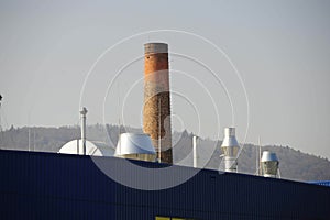 Pollutant emissions in the industry