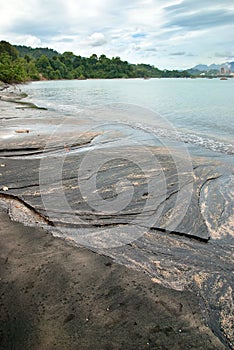 Polluted Beach