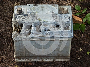 Polluted Environment with an Old Battery