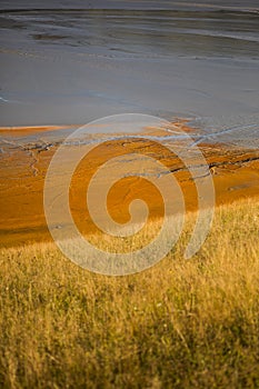 Polluted lake with cyanide in Geamana, Romania