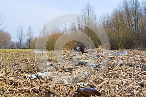 Polluted landscape