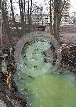 Polluted River