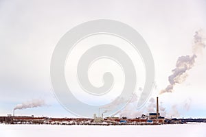 Polluting Factory photo