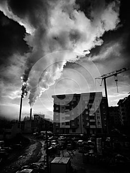 Pollution in the city