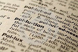 Pollution Dictionary definition