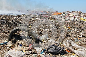 Contaminación de basura 