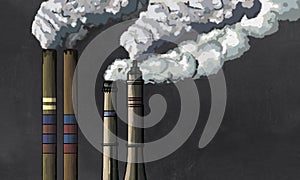 Pollution from Industrial Chimneys