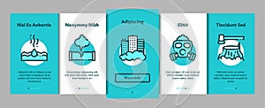 Pollution of Nature Vector Onboarding