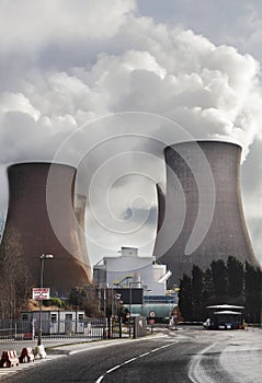 Pollution from power station photo