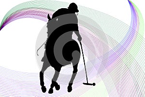 Polo Player Background