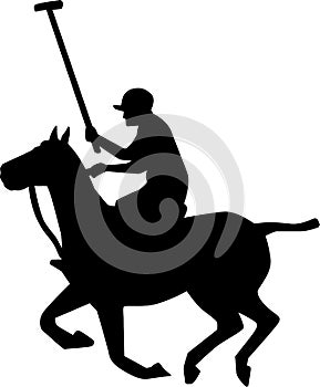 Polo Player vector