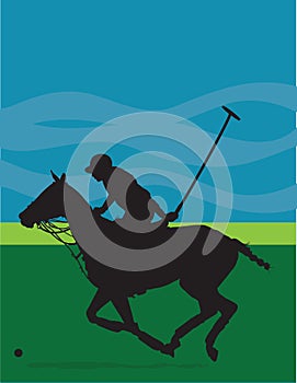 Polo Pony Silhouette