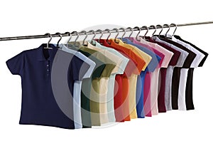 Polo-Shirts on Hangingrail