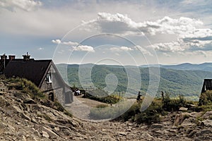 Polonina Wetlinska in the Bieszczady Mountains in Poland