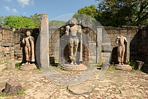 Polonnaruwa ruin, Hatadage ruins, Sri Lanka