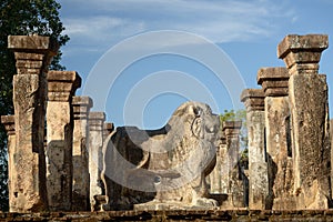 Polonnaruwa ruin, Nissanka Mallas Palace, Sri Lanka photo