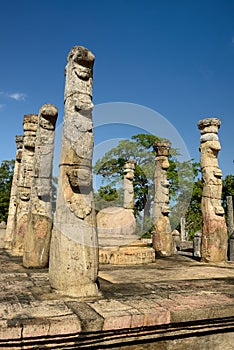 Polonnaruwa ruin, Nissankalata Mandapa, Sri Lanka