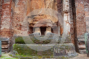 Polonnaruwa - the ruins of an ancient temple, Sri Lanka