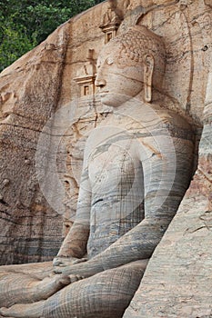 Polonnaruwa. Sri Lanka. Gal Vihara Buddhist Statue