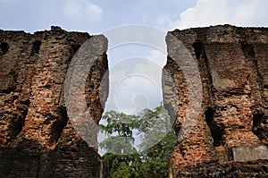 The Polonnaruwa Vatadage - ancient Buddhist structure. Sri Lanka