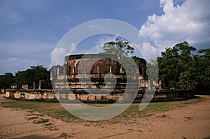 The Polonnaruwa Vatadage - ancient Buddhist structure. Sri Lanka