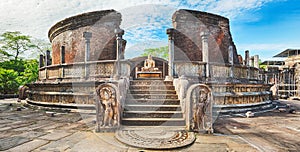 The Polonnaruwa Vatadage. Panorama