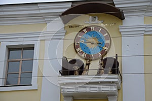 Polotsk history tour tourizm building clock