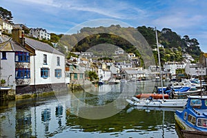 Polperro fishing village and tourist attraction in Cornwall