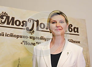 First Lady of Ukraine Olena Zelenska