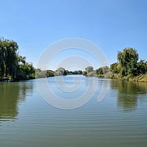 Poltava Yerik. Landscape river, water