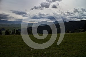 Poludnica and Sina mountains in terms of hiking on the Hill of Predna Magura