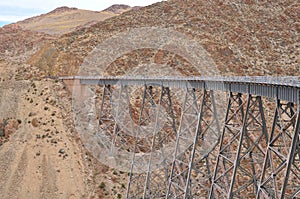 Polvorilla viaduct in Salta Province, Argentina photo