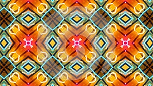 Poly art kaleidoscope hypnotic pattern animation footage