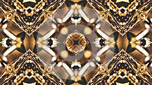 Poly art kaleidoscope hypnotic pattern animation footage