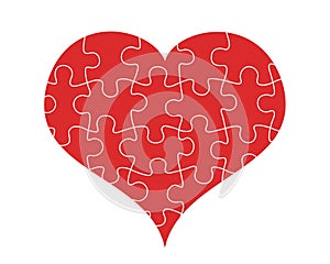 Polyamory puzzle and jigsaw photo