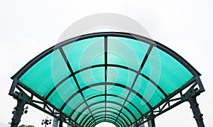 Polycarbonate roof