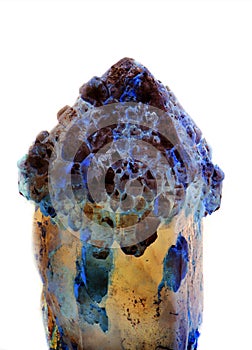 Polychromatic crystal mineral