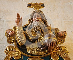 Polychrome Statue in the Cathedral of Burgos