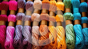 polyester embroidery thread texture