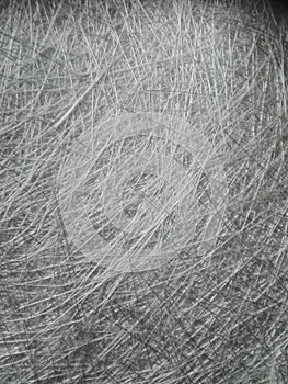 Polyester fiber closeup photo