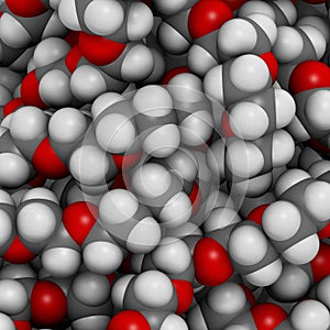 Polyethylene glycol 10.000 (PEG 10.000) molecule. photo