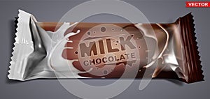 Polyethylene vector package for milk chocolate bar