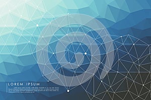 Polygon abstract background